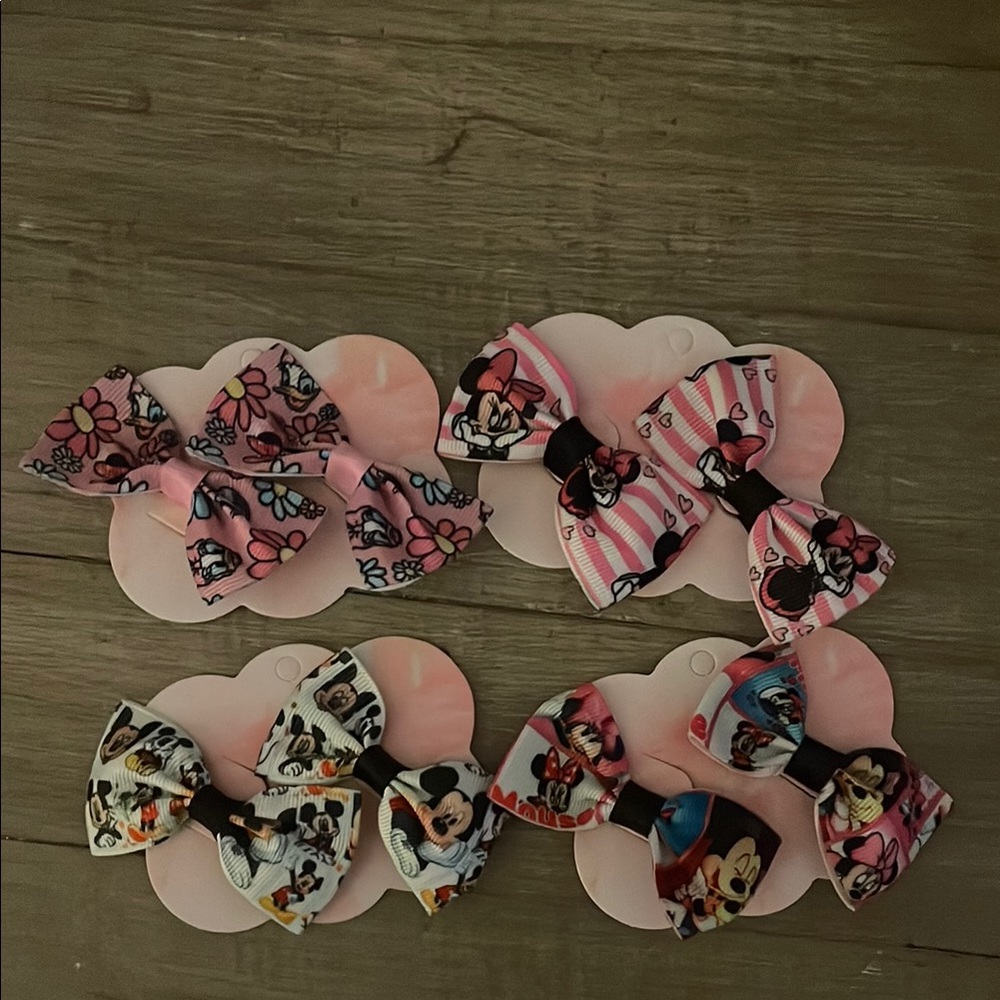 Disney Character Hair Bows bundle
